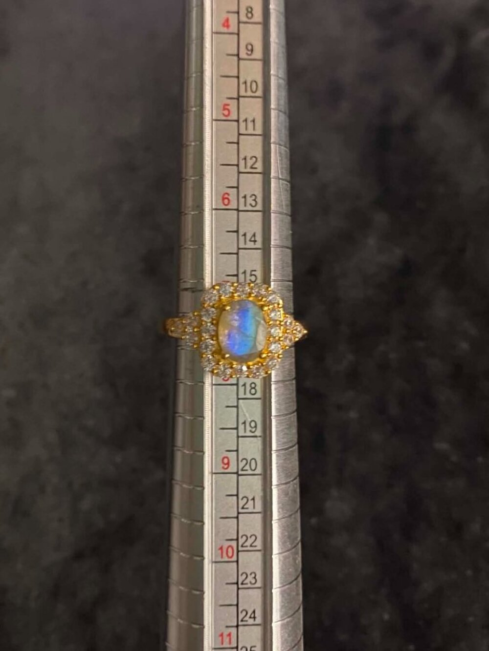 .925 GP Labradorite ring - Picture 2 of 5